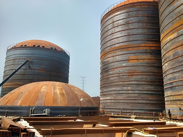 金塔焦粉钢板仓